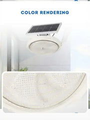 Solar-Powered LED Ceiling Light with Remote Solar Panel – Energy-Efficient Indoor/Outdoor Lighting Solution