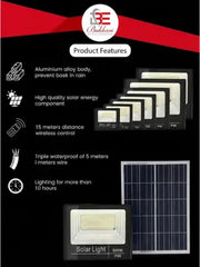 Professional Solar LED Floodlight Series – Weatherproof IP66 Outdoor Security Lighting with High-Efficiency Solar Panels