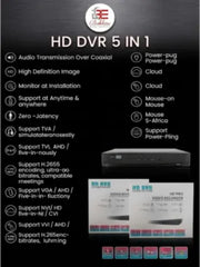 5-in-1 XVR Digital Video Recorder – Versatile Multi-Format Surveillance Hub for Security Camera Systems