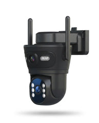 NextGen AOV Dual-Lens PTZ WiFi Security Camera – 360° Panoramic View Outdoor Wireless IP Camera with Color Night Vision