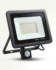50W LED Floodlight with PIR Motion Sensor – Waterproof IP66 Outdoor Security Light