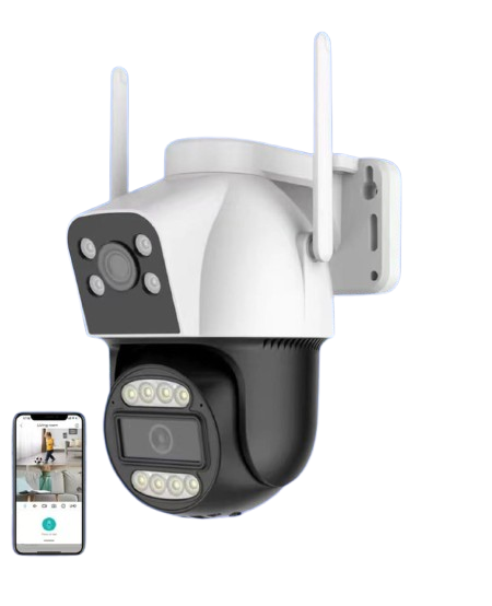 6MP Dual Screen Wifi PTZ Camera